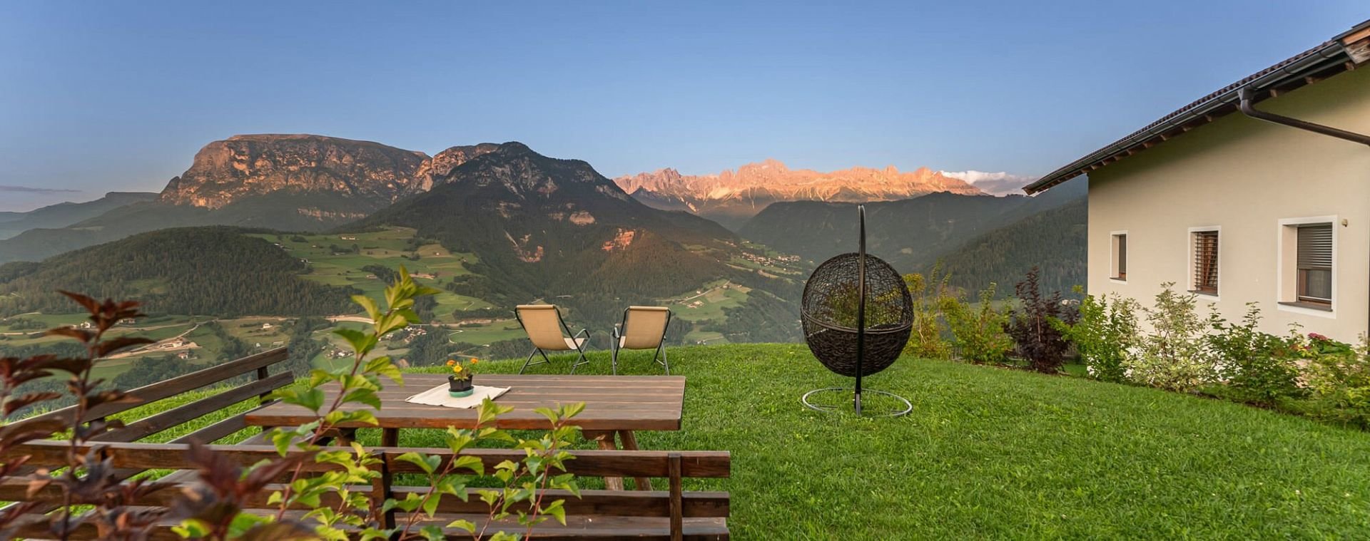 Cime maestose | Vacanza in agriturismo in Val d‘Ega con fantastica vista panoramica