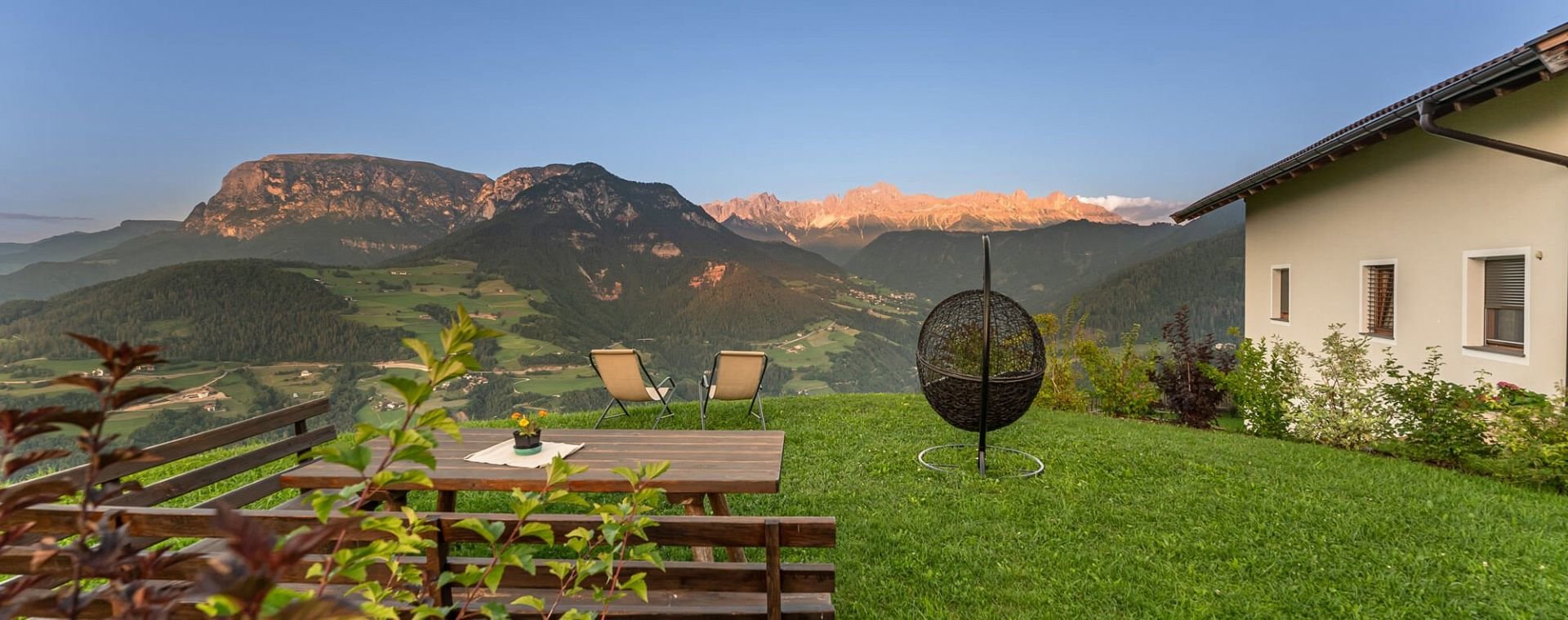 Majestätische Gipfel | Bauernhofurlaub im Eggental mit traumhaftem Fernblick